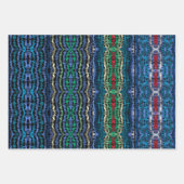 Vierteilige, durchsichtige Alternativformen Geschenkpapier Set (Vorderseite)