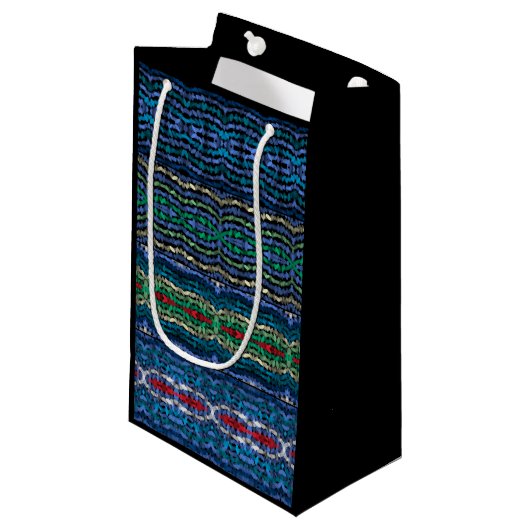 Vierteilige, durchsichtige Alternativformen Kleine Geschenktüte (Vorderseite Schrägansicht)