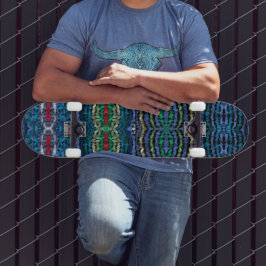 Vierteilige, durchsichtige Alternativformen Skateboard