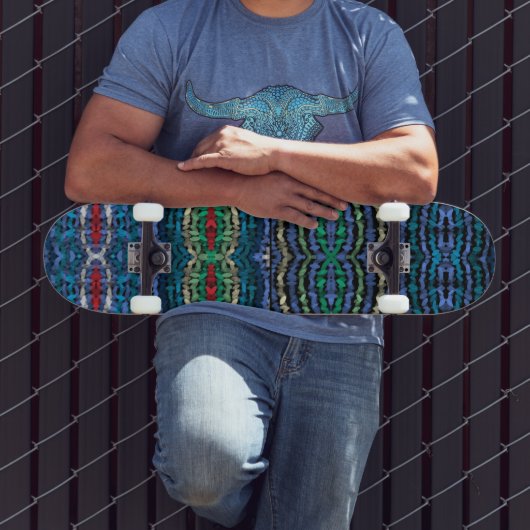 Vierteilige, durchsichtige Alternativformen Skateboard (Außenbereich 3)