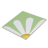 Vierteljahr einer daisy-Blume Fliese (Seite)