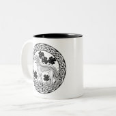 Vierteljährliche LIMITED EDITION Artwork Zweifarbige Tasse (Vorderseite Links)