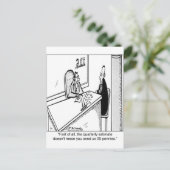 Vierteljährliche Steuern sind nicht Gemein 25 Ms. Postkarte (Stehend Vorderseite)