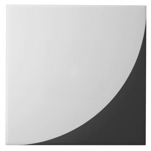 Viertelkreismuster Fliese (Vorderseite)