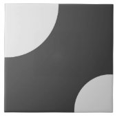 Viertelkreismuster Fliese (Vorderseite)