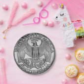 Viertelpapierplatten-Schwänze Pappteller (Party)