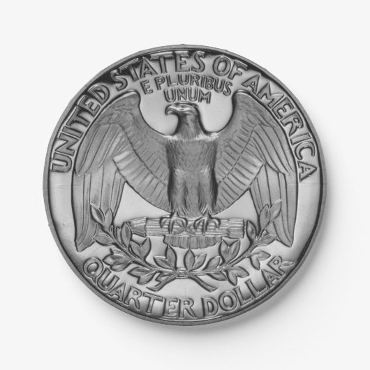 Viertelpapierplatten-Schwänze Pappteller (Vorderseite)