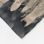 Viertelpferde auf der kanadischen Prärie Fleecedecke (Ecke)