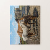 Viertelpferde Texas. Puzzle (Vertikal)