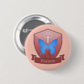 Viertens - Button der Caliwa School (Vorne & Hinten)