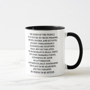 Vierter Amendent Text Tasse
