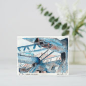 Vierter Ave-Bau Postkarte (Stehend Vorderseite)