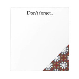 Vierter Band, Kaleidoskop, Art. 6 Notizblock