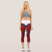 Vierter Band Kaleidoskop Art sechzehn Capri Leggings (Vorderseite)