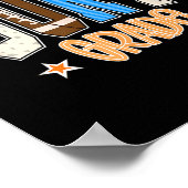 Vierter Baseballfußball der Klasse Poster (Ecke)