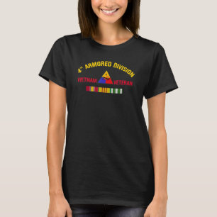 Vierter bewaffnete Division Vietnamkrieg Veteran T-Shirt