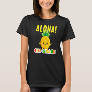 Vierter Cooler Aloha Ananas erster Tag T-Shirt