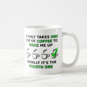 Vierter Eins-Cup Funny Mug Kaffeetasse