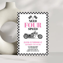 Vierter Geburtstag: Need Four Speed Pink Heavy Bik