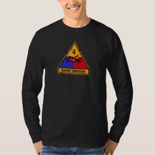 Vierter gepanzerte Abteilung "Name Enough" lange T-Shirt