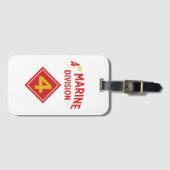 Vierter Geschäftsbereich Marine Militärische Staat Gepäckanhänger (Vorderseite (Horizontal))