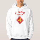Vierter Geschäftsbereich Marine Militärische Staat Hoodie (Vorderseite)