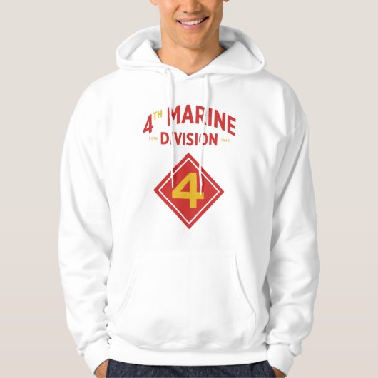 Vierter Geschäftsbereich Marine Militärische Staat Hoodie (Vorderseite)