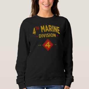 Vierter Geschäftsbereich Marine Staaten Militärisc Sweatshirt
