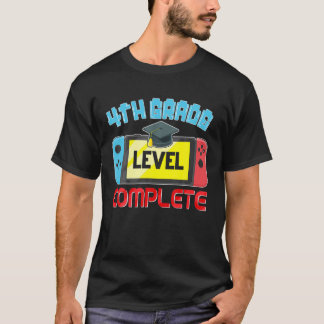 Vierter Grad Abschluss Gamer Boys Kid T-Shirt