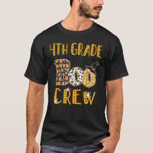 Vierter Grad Boo Crew Lehrer Halloween-Kostüm T-Shirt