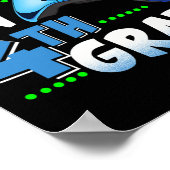 Vierter Grad Fun Game auf 4. Stufe Geschenk Poster (Ecke)