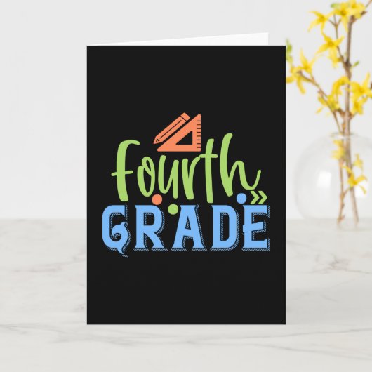 Vierter Grad Karte (Gelbe Blume)