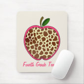 Vierter Grad-Lehrer-Giraffen-Druck Apple Mousepad (Mit Mouse)