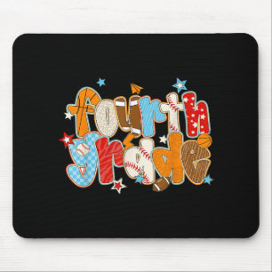 Vierter Grad zurück zum Baseball-Basketball der Sc Mousepad