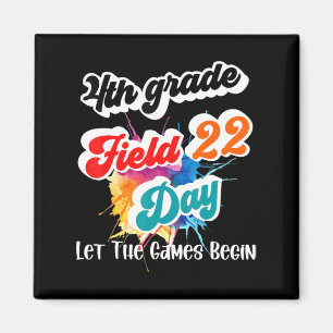 Vierter Grade Field Day 2022 Lass The Games Begin  Magnet