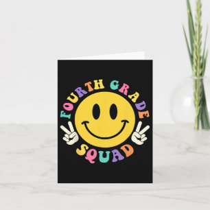 Vierter Grade Squad Byck zur Schule 4th Grade Teac Karte