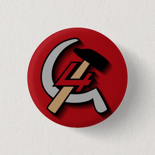 Vierter internationaler Knopf Button (Vorderseite)