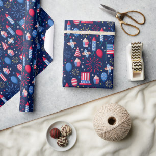 Vierter Juli Geschenkpapier