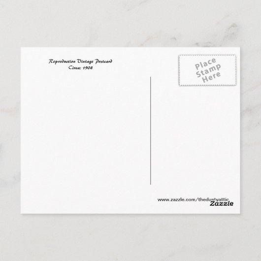 Vierter Juli-Grüße - Washington Postkarte (Rückseite)