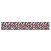 Vierter Juli Läufer Adler & Flagge Wohnakzent (Horizontal)