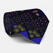 Vierter Juli-Patchwork-Muster - 4. Juli Krawatte (Gerollt)