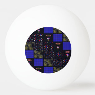 Vierter Juli-Patchwork-Muster - 4. Juli Tischtennisball