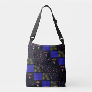 Vierter Juli-Patchwork-Muster - 4. Juli Tragetaschen Mit Langen Trägern