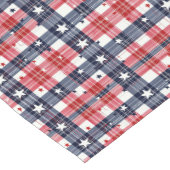 Vierter-Juli-Plaid  Kurzer Tischläufer (Ecke)