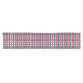 Vierter-Juli-Plaid  Kurzer Tischläufer (Horizontal)