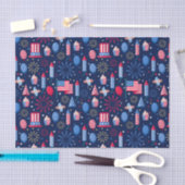 Vierter Juli Seidenpapier (Handwerk)