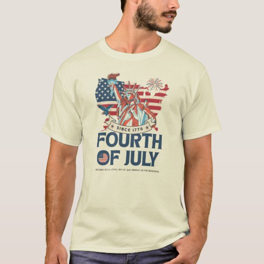 Vierter Juli T-Shirt (Vorderseite)