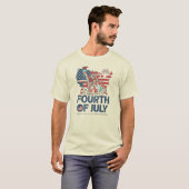 Vierter Juli T-Shirt (Vorne ganz)
