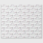 Vierter Juli Vierte Patriotische New York City NYC Geschenkpapier (Flach)