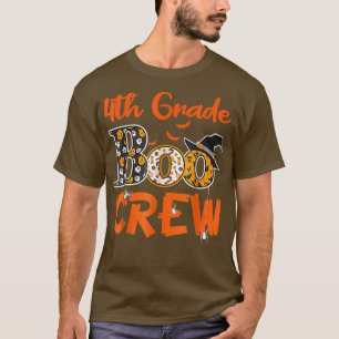 Vierter Klasse Boo Crew Halloween Geschenke Lehrer T-Shirt